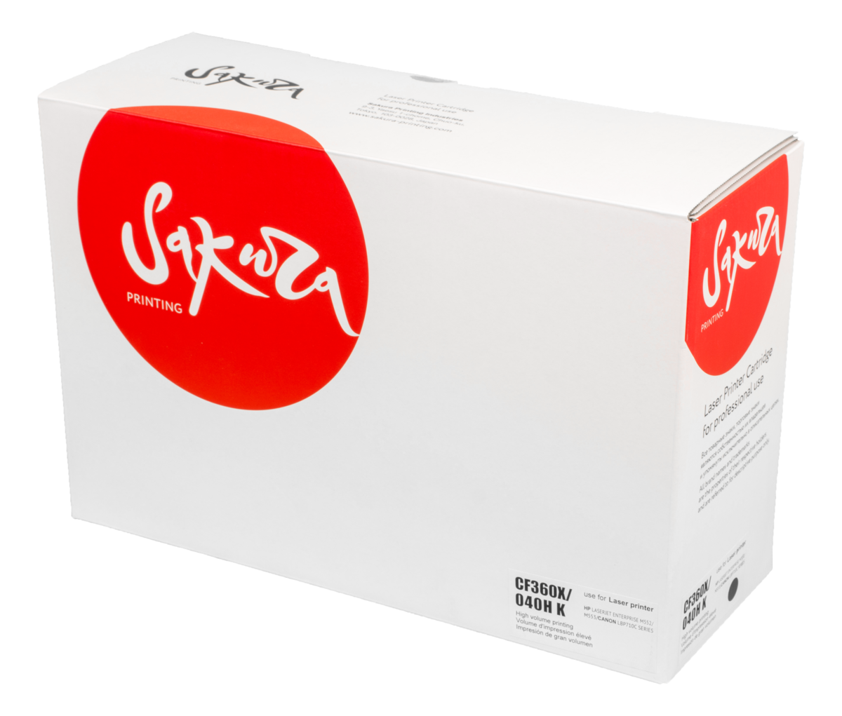 Совместимый картридж HP, Canon SACF360X/040HBK 